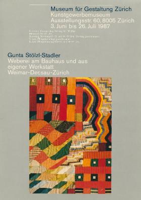 Bauhaus-Archiv: Gunta Stölzl. Weberei am Bauhaus und aus eigener Werkstatt