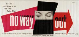 16 No Way Out, Regie: Joseph L. Mankiewicz, Plakat, Design: Paul Rand, 1950, Plakatsammlung, Mu…