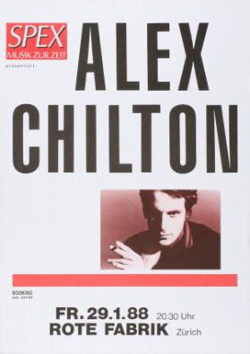 SPEX Musik zur Zeit - präsentiert: Alex Chilton - FR. 29.1.88 - Rote Fabrik
