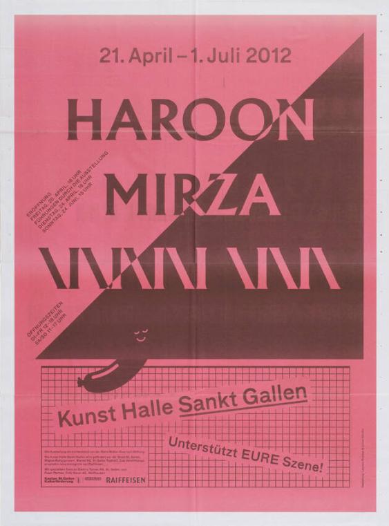 21. April-1. Juli 2012 - Haroon Mirza - Kunst Halle Sankt Gallen - Unterstützt Eure Szene! (recto)