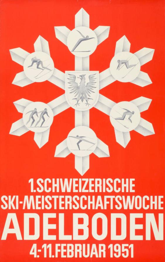 1. Schweizerische Ski-Meisterschaftswoche - Adelboden - 4.-11. Februar 1951