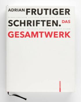 Adrian Frutiger Schriften