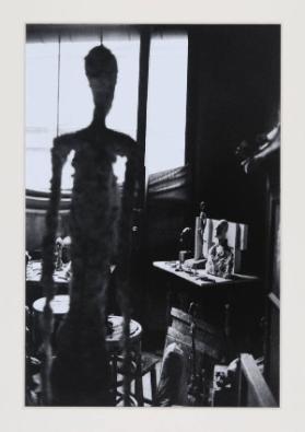 [Alberto Giacometti in seinem Atelier, Rue Hippolyte Maindron, Paris, 1960]