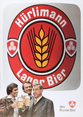 Hürlimann Lager Bier - das runde Bier