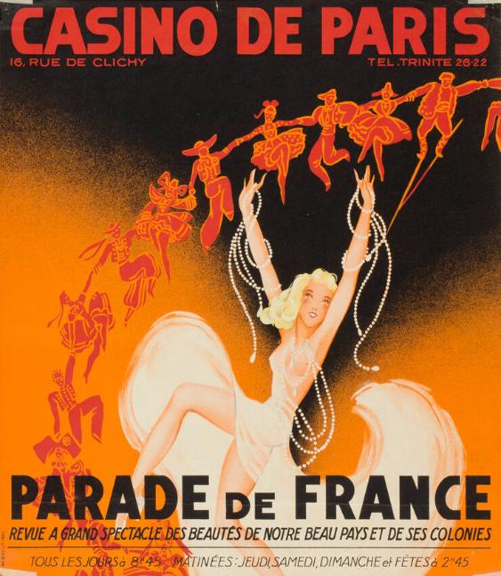 Casino de Paris - Parade de France - Revue à grand spectacle des beautés de notre beau pays et de ses colonies