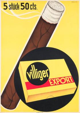 5 Stück 50 cts. - Villiger Export