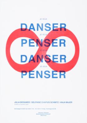Je veux danser - Je veux penser - Julia Bodamer / Delphine Chapuis Schmitz / Anja Majer - Hinterhof Offspace