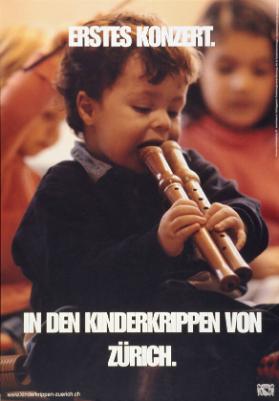 Erstes Konzert. In den Kinderkrippen von Zürich.