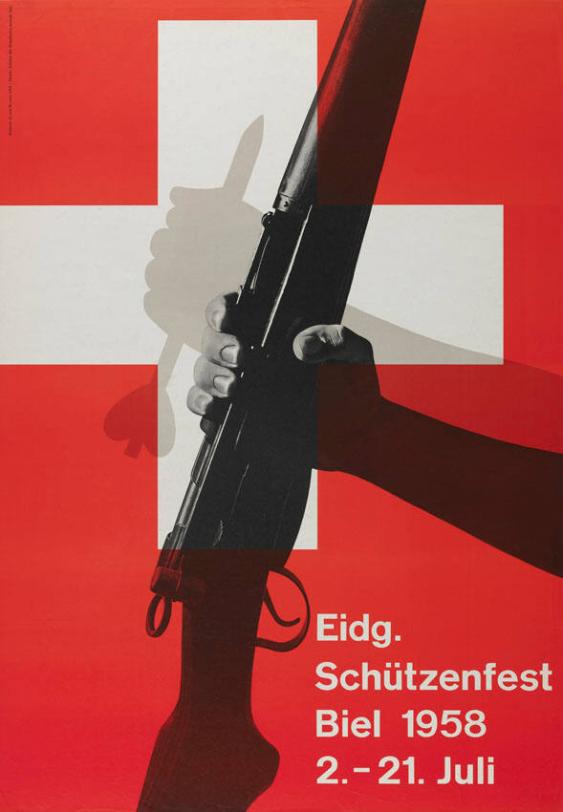 Eidg. Schützenfest Biel 1958 2.-21. Juli