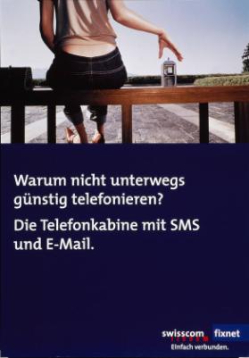 Warum nicht unterwegs günstig telefonieren? - Die Telefonkabine mit SMS und E-mail.