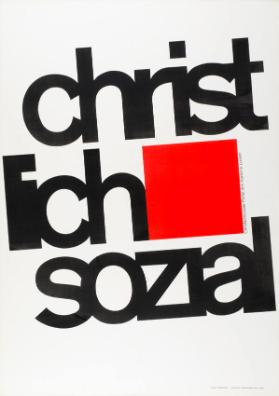 Christlich sozial