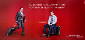 So schnell am Flughafen wie von Zürich, nur entspannter. Bruno Gehrig, Verwaltungsratspräsident Swiss International Air Lines - winterthur - www.winterthur.ch
