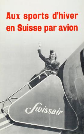 Aux sports d'hiver en Suisse par avion - Swissair