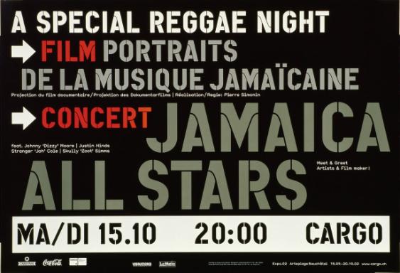 Cargo - A special Reggae night - film portraits de la musique jamaïcaine - concert Jamaica all stars