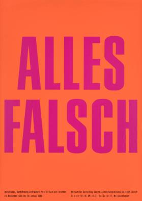 Alles falsch - Imitationen. Nachahmung und Modell: Von der Lust am Falschen - Museum für Gestaltung Zürich