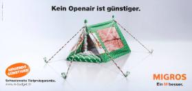Kein Openair ist günstiger. Schweizweite Tiefpreisgarantie. www.m-budget.ch - Migros - Ein M besser