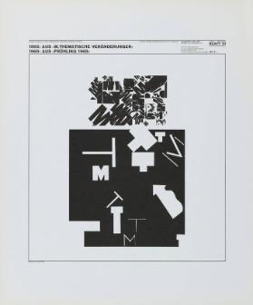 1965: Aus 'M. Thematische Veränderungen'
1969: Aus 'Frühling 1969'