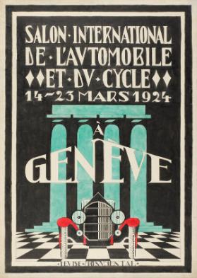 Salon international de l'automobile et du cycle - 14-23 mars 1924 - Genève