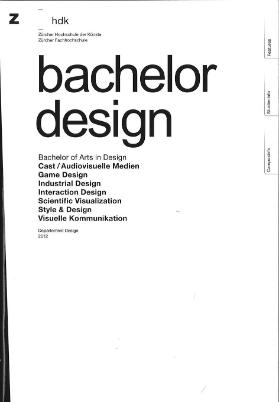 Bachelor of Arts in Design