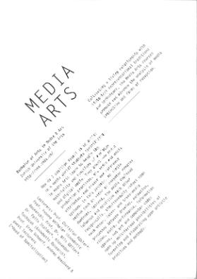 BA in Media und Arts, Media Arts / Theory