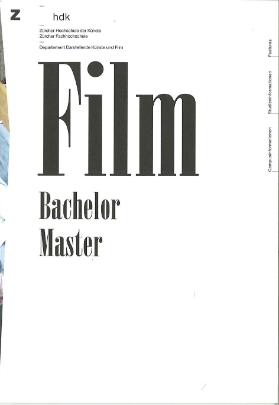 Bachelor und Master of Arts in Film
