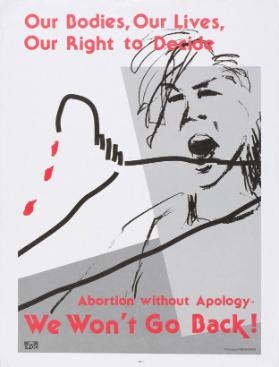 Our Bodies, our lives, our right to decide - Abortion without apology We won't go back!