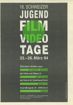 18. Schweizer Jugend Film Video Tage 23. - 26. März 1994