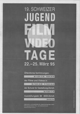 19. Schweizer Jugend Film Video Tage 1995