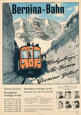 Bernina-Bahn - Hochgebirgs-Skiferien im Bernina-Gebiet