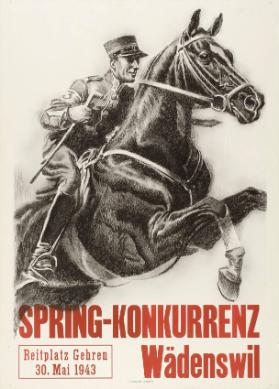 Spring-Konkurrenz Wädenswil - Reitplatz Gehren - 30. Mai 1943