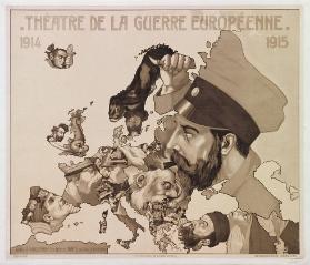 Théatre de la guerre européenne 1914 - 1915