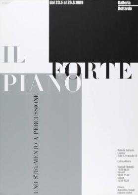 Galleria Gottardo - dal 23.5. al 26.8.1989 - Il fortepiano - uno strumento a percussione