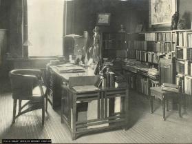 Arbeitszimmer Graf Kessler Weimar, 1902 / 1903: Möblierung
