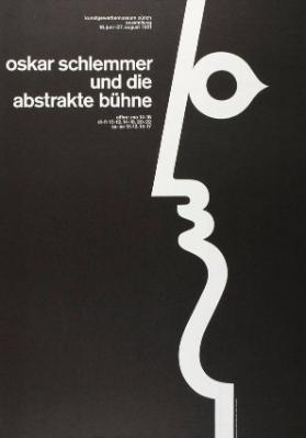 Oskar Schlemmer und die abstrakte Bühne - Kunstgewerbemuseum Zürich