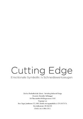 Reto Togni ; Cutting Edge