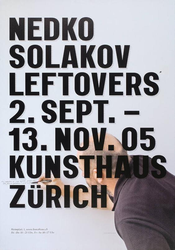 Nedko Solakov - Leftovers - Kunsthaus Zürich