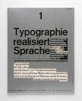 1 Typographie realisiert Sprache