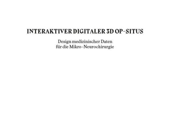 Interaktiver digitaler 3D-OP-Situs