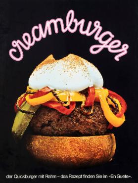 Creamburger - der Quickburger mit Rahm - das Rezept finden Sie im "En Guete".