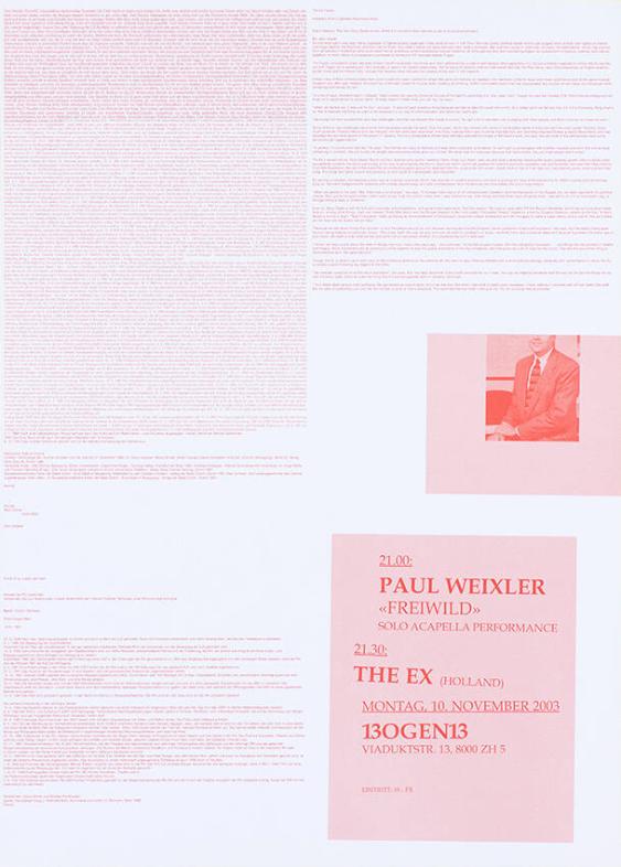 Paul Weixler - "Freiwild" - The Ex - Bogen 13