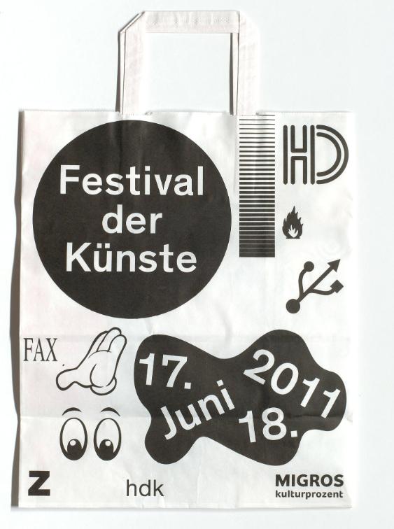 Festival der Künste 2011, Tragtasche