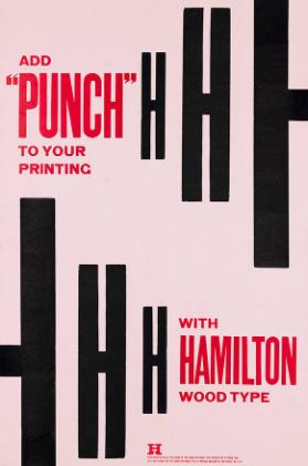 Add "punch" to your printing with Hamilton Woodprint