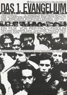 Atlas präsentiert in Deutschland - Das 1. Evangelium  "Matthäus" - Ein Film von Pier Paolo Pasolini