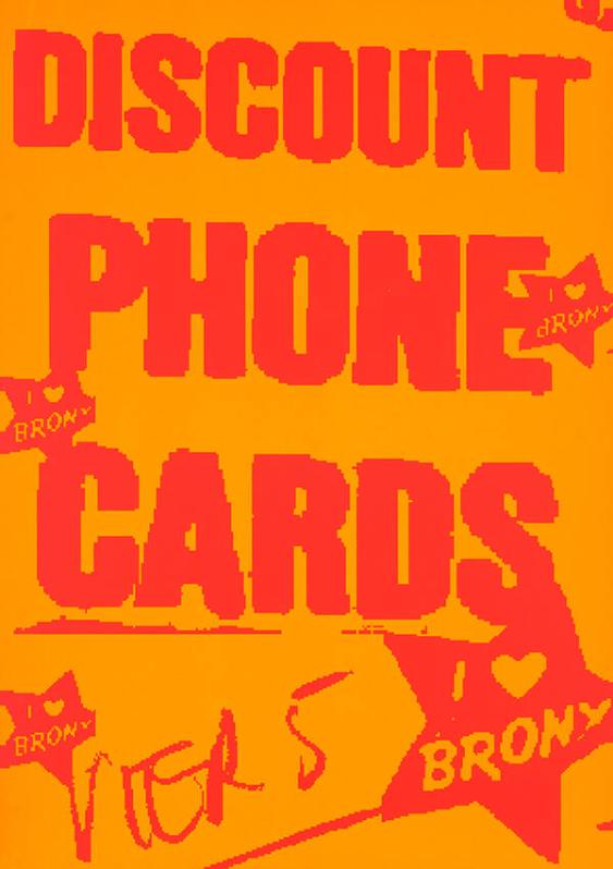 Discount phone cards - I [love] Bronx - Vier5