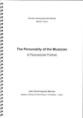 The Personality of the Musician