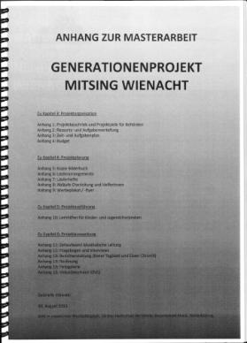 Generationenprojekt Mitsing Wienacht