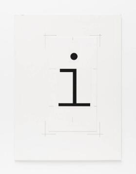 [New York, Monospace-Alfabet für Olivetti-Schreibmaschine: i]