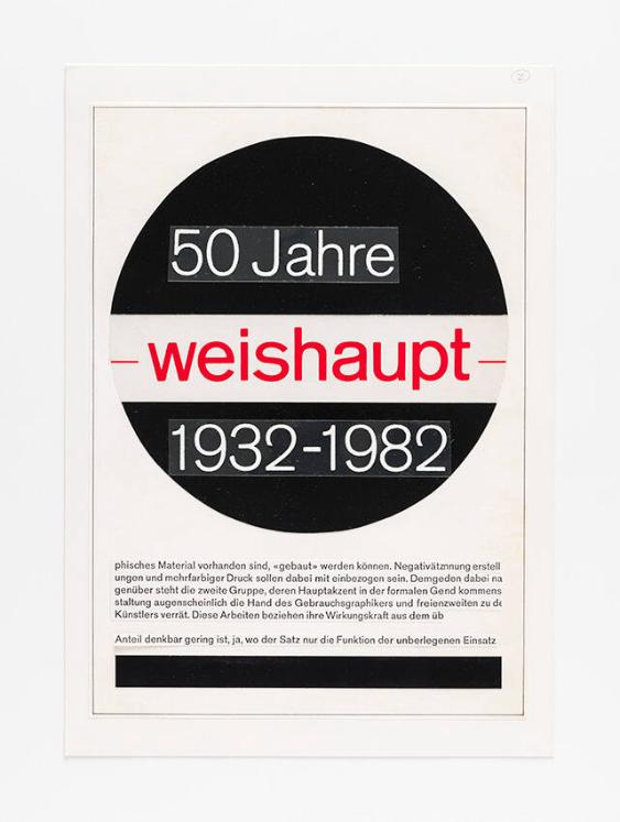 50 Jahre - Weishaupt - 1932-1982