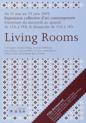 Exposition collective d'art contemporain - LIving Rooms - Villa Bernasconi, Lancy