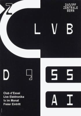 DZ - Dampfzentrale Bern - Club d'Essai - Live Elektronika - 1x im Monat - Freier Eintritt